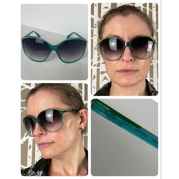 Michael Kors Accessories - Michael Kors La Palma M2728S Turquoise & Green Oversized Sunglasses